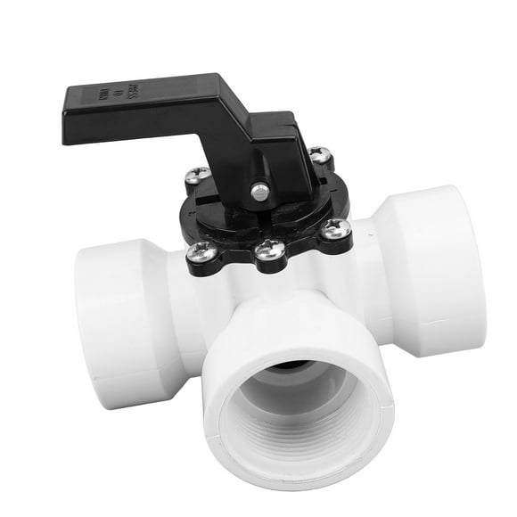 Pool Diverter Valve, 3 Way Diverter Valve Stable Performance G1-1/2in Female Thread For Swimming Pool