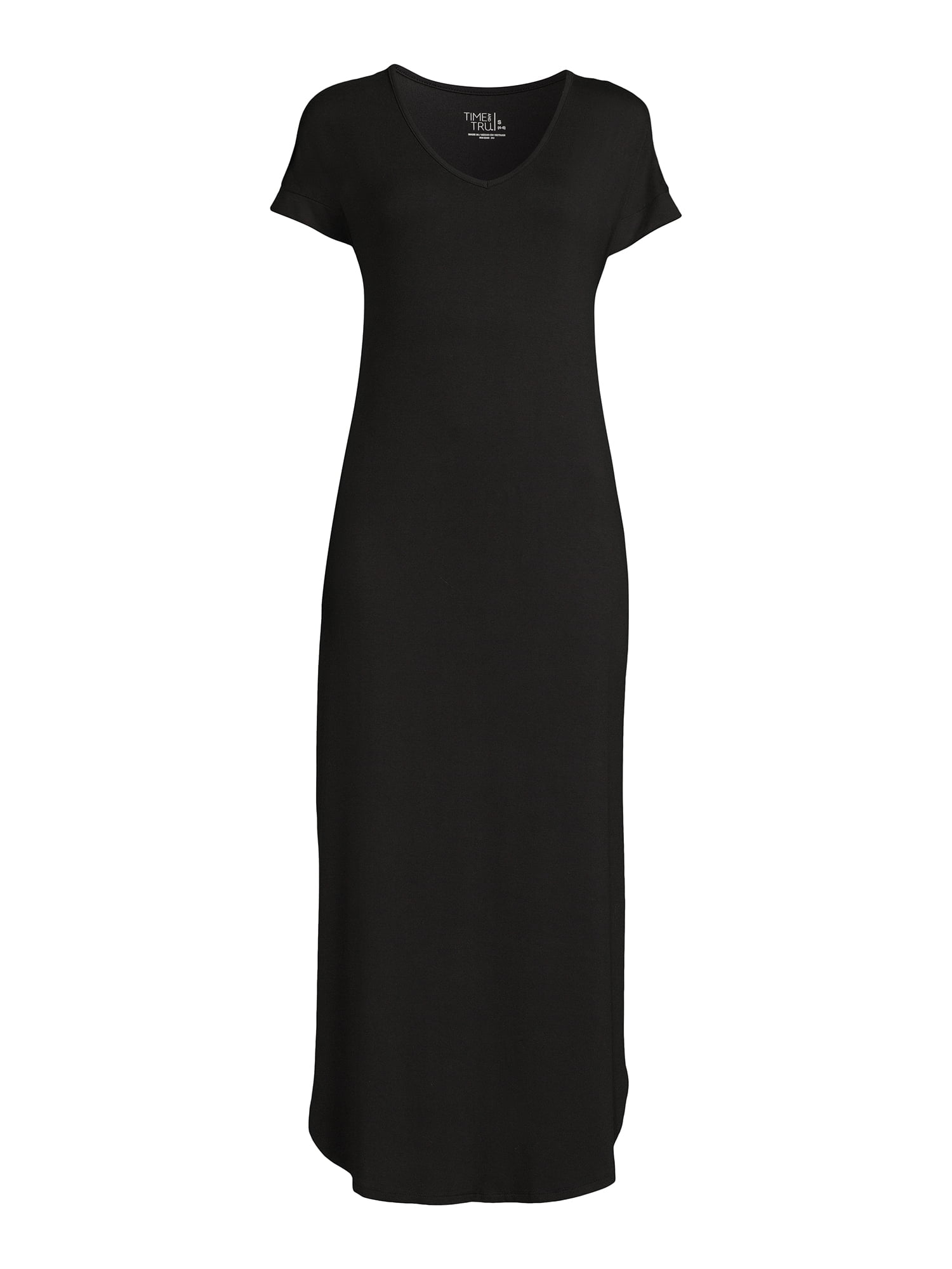 Time and Tru Women's V-Neck Maxi Dress