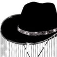 thumbnail image 4 of Cowboy Hat Stylish Comfortable Durable Sunhat for Carnival Festivals Parties Black, 4 of 9