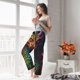 thumbnail image 5 of Balery Whimsical Dragon Color Cool Pantalones de pijama para mujer, pijamas ultraligeros, pantalones de estar por casa-Medium, 5 of 6