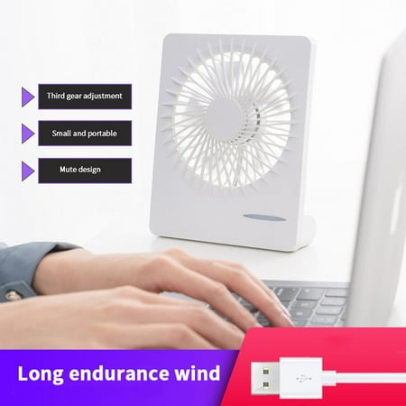 

Mini Personal Usb Desk Fan 3 Speeds Portable Desktop Table Fan Powered Fans Small Fan Household Fan