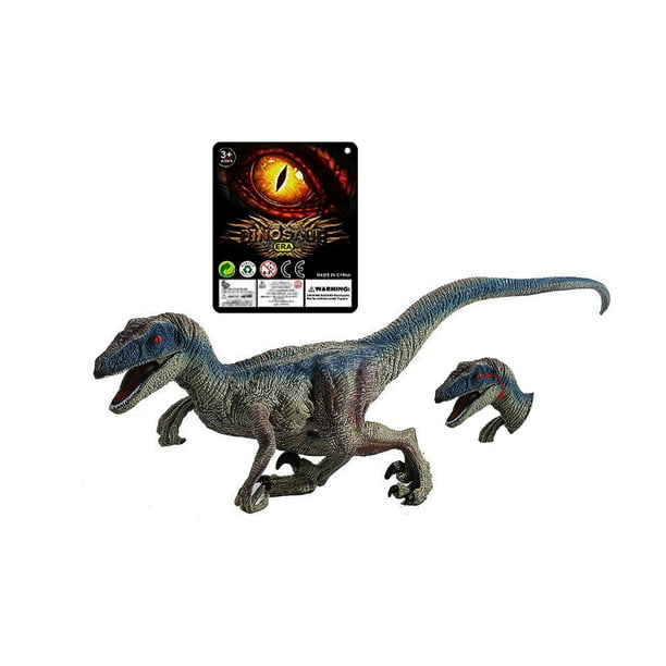 Figura De Dinosaurio Velociraptor Blue Jurassic 40 cm La fabrica del Juego Velociraptor Walmart en linea
