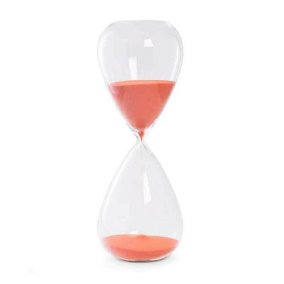 International Minuterie de Sable Cristal Rouge Orange 90 Minutes