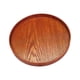thumbnail image 3 of Bandeja redonda de madera decorativa para servir, ideal para decoración otomana del hogar. En blanco 27cm, 3 of 9