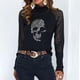 thumbnail image 1 of Puntoco moda mujer cuello alto ahueca hacia fuera la manga larga camiseta otoño blusa sólida tops Puntoco Puntoco-3861, 1 of 8