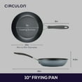 thumbnail image 3 of Circulon 18.00 x 10.00 x 4.50 in Nonstick Induction Metal Frying Pan, 3 of 14