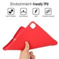 thumbnail image 4 of for iPad Air 6th Generation 13" 2024 M2 Frosted Case, Slim Fit Lightweight Design Matte TPU Rubber Soft Skin Silicone Shockproof Protective Back Case Cover for iPad Air 13 2024 - Red, 4 of 8