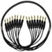 Mogami Gold 8 TRS 1/4" - TRS 1/4" 8-Channel Snake with Gold Contacts + 2932 Cable - 5 feet
