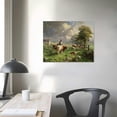 thumbnail image 4 of Orinice Country Cow and Sheep Retro Pastoral Scenery Farm Animals  Art Canvas Print Wall Decor Room Living Room Hallway Kitchen Decor Gift 20x16in, 4 of 6