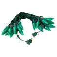 thumbnail image 3 of Novelty Lights LED Green C9 Ceramic Outdoor Lighting, Green Wire (25 Bulbs, 120 V), 3 of 6