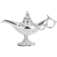 thumbnail image 1 of Grabado de metal Aladdin Lámpara mágica Mágica Retro Hogar Té Olla de aceite Arte árabe Regalo artesanal Raro Vintage Color de leyenda Aladdin Elfo Lámpara Deseando Lámpara Olla Coleccionables Vhermosa 17.5*11*6cm, 1 of 2