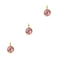 thumbnail image 1 of Minnieouse Birthstone Rhinestone Crystal Golden Round Beads Jewelry Making Keychains DIY Drop Birthday Decorations Pendants Chain Type1 NO1, 1 of 6