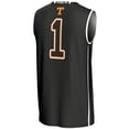 thumbnail image 3 of Unisex GameDay Greats #1 Black Tennessee Volunteers Lightweight Basketball Jersey, 3 of 4