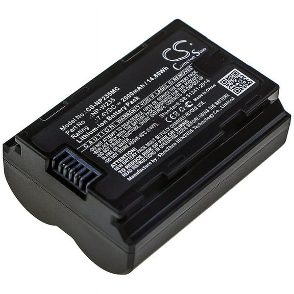 2000mAh NP-W235 Battery for Fujifilm X-T4