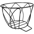 thumbnail image 1 of PTOOTP 1Set Iron Hanging Planter Basket for Balcony Railing Flowerpot Display Holder Black 8.57X6.96X5.31in, 1 of 8