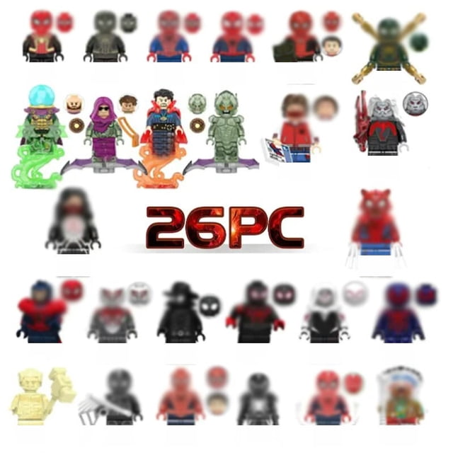 Disney-figuras de héroes de Anime para niños, 4cm, bloques de construcción, regalo para niños, modelo de juguete, Mini películas, personajes, estatuilla Compatible con Lego hola suerte unisex