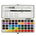 thumbnail image 3 of MesaSe 50 Colors Washable Watercolor Paint Set for Kids - Paintbrush Included, 3 of 9