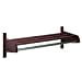 thumbnail image 3 of Wooden Mallet 36SCRMH 36 in. Oak Coat and Hat Rack in Mahogany, 3 of 4