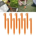 thumbnail image 2 of ZPAQI 10Pcs Campings Anchors Peg Plastic Tent Stake Heavy Dutys Beach Tent Peg Anchors, 2 of 7