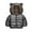 Black 01, variant on Baby Boys Girls Winter Coats Toddler Bear Hoods Down Jacket Infant Kids Light Puffer Padded Outwear,12 Months