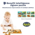 thumbnail image 1 of Set Educational Puzzles To 4 ple Sim Toys Children's Piece Difficult Puzzle Toy, 1 of 9