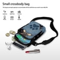 thumbnail image 7 of HELLHERO Crossbody Bag Polyester 2 Zippers Cowboy Puppy Pattern for Outdoor Daily Use Adults, 7 of 7