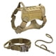 thumbnail image 1 of Collar táctico para perro, correa táctica para el pecho y la espalda, correa para perro grande, collar táctico para perro, 1 of 6