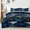 Blue, variant on Btargot 5PCS Blue Dinosaur Twin Bedding Set for Boys Girls Dinosaur Print Comforter Set Bed-in-a-Bag