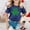 Z5-Navy, variant on Girls St Patricks Day Shirt Toddler Funny Shamrock Short Sleeve Loose Round Neck Funny Tees T-Shirts Infant To Big Kid 4-5 Years