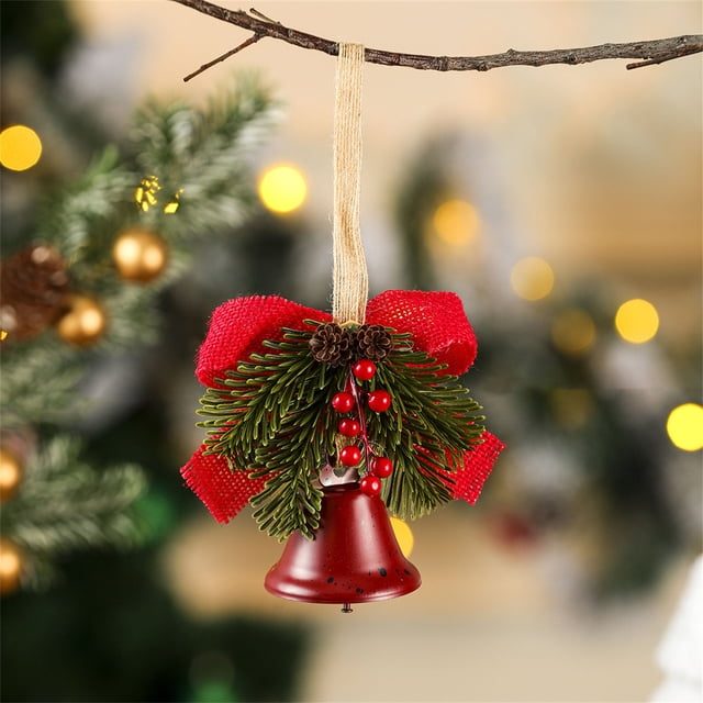 Colgante de hierro forjado para Navidad | Adorno colgante con diseño de acebo, bayas y cuerda para árbol, pared y puerta | Decoración festiva para el hogar en estas fiestas
