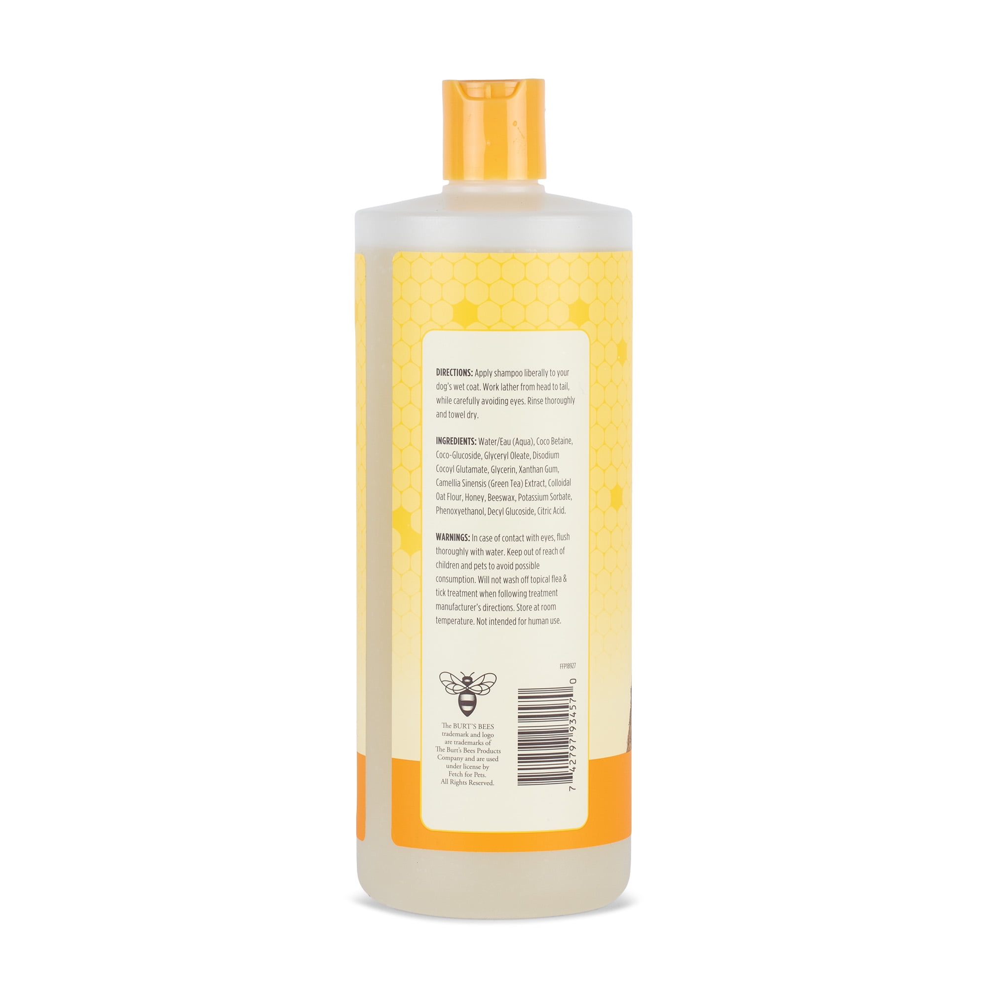 Burt's Bees Natural Oatmeal Shampoo with Colloidal Oat Flour & Honey, Sulfate & Paraben Free, 32 oz