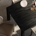 thumbnail image 3 of Open Box Maven Lane Contemporary Wooden Dining Table in Refined Black Finish, 3 of 6