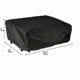 thumbnail image 5 of Grill Cover For Blackstone 22inch Tabletop Griddle With Hood And Also Fit For Coleman Roadtrip LX, LXX, LXE, 285 Camping Grills And Smoke Hollow 205 G, 5 of 5