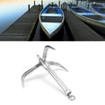 thumbnail image 1 of Boat Grapnel, 316 Stainless Steel Boat Anchor Simple Installation Foldable  For Yacht Rafts Canoes For Small Boats And Kayaks, 1 of 8