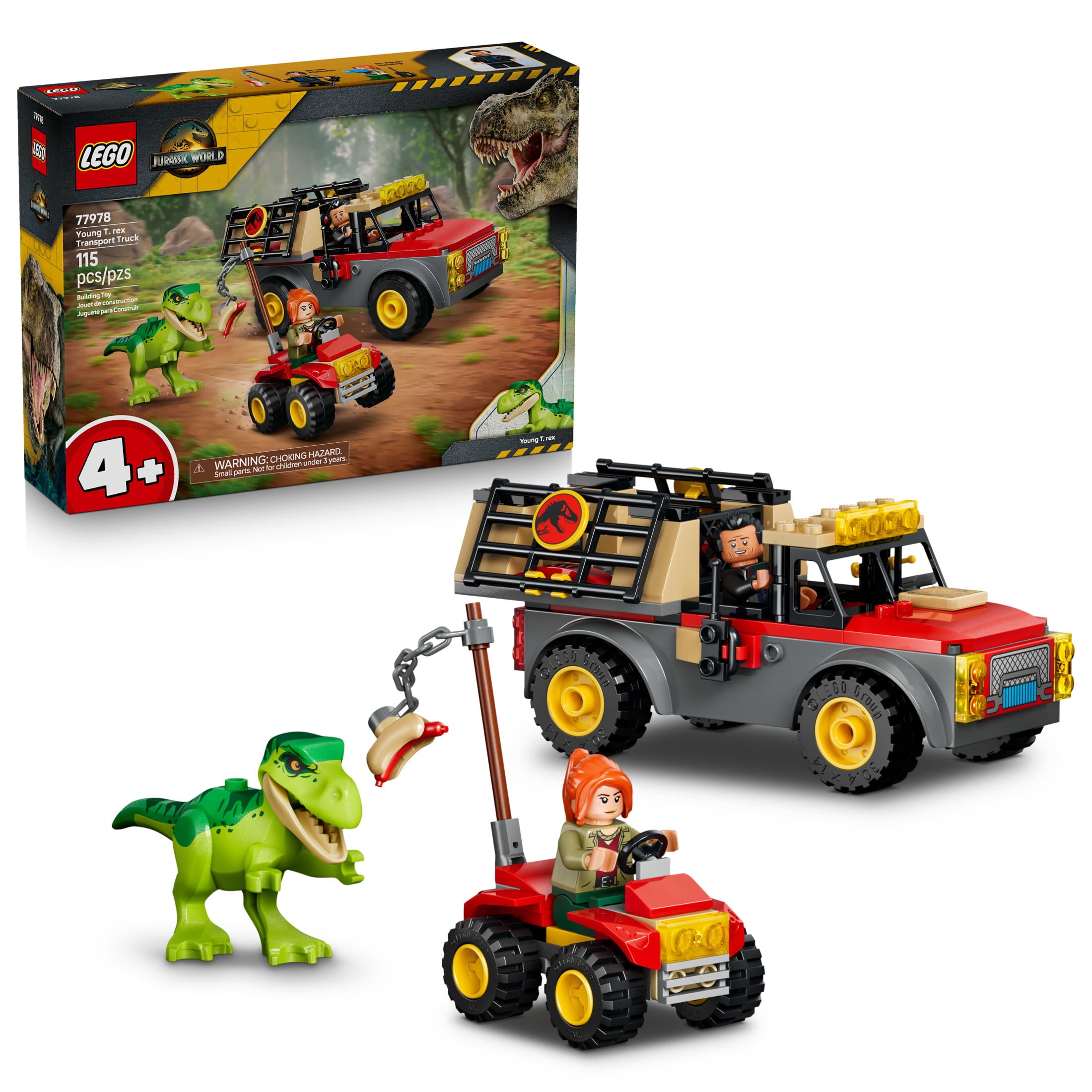 ブラックフライデーセール　¥16,800➡︎¥8,800 LEGO, Jurassic World Little Eatie T REX Toy, 76967, 317 Pieces