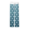 thumbnail image 4 of Women Winter Soild Color Pants Full Length Long Trousers Sports Pants with Dot Print and Drawstring for Casual and Stylish Wear,Sky Blue,M, 4 of 8
