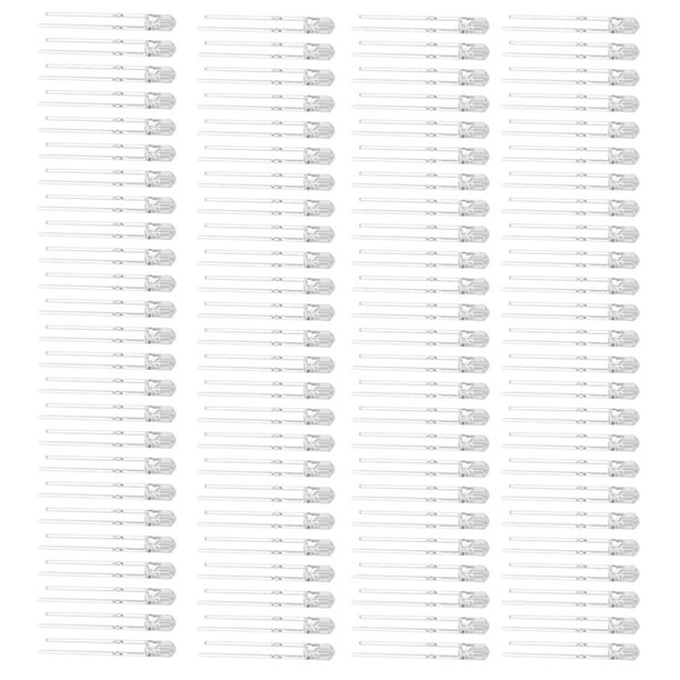 Diodo LED, 100 piezas Diodo LED Diodo emisor de luz Kit de diodo Artesanía excepcional Jadeshay A