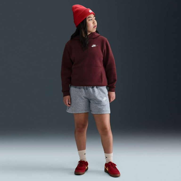 Kids 8-20 Nike Sportswear Club Embroidered Logo Fleece Pullover