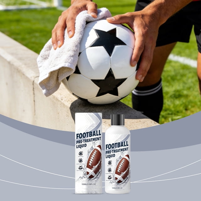 Limpiador de balones deportivos para exterior, fútbol y baloncesto, 100 ml, eliminación de suciedad y manchas, cuidado protector para equipos deportivos de exterior.