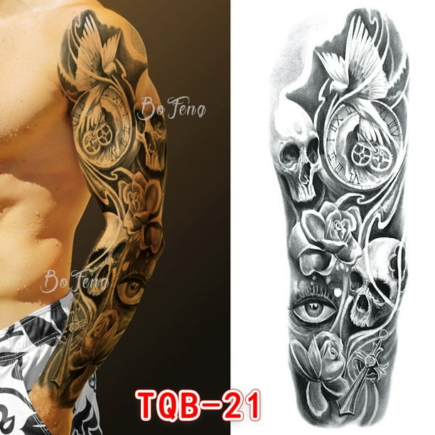 Manufacturers Wholesale Whole Arm Tattoo Waterproof Army Arm Men And Women Arm Tattoo Stickers Cross Border European And Beautiful Arms Tattoo Walmart Com