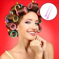 thumbnail image 3 of 1 Set Perm Rod Fashionable Durable Different Colors Exquisite Appearance Easy Installment Beautiful Smooth Surface Hair Curlers Pink, 3 of 8