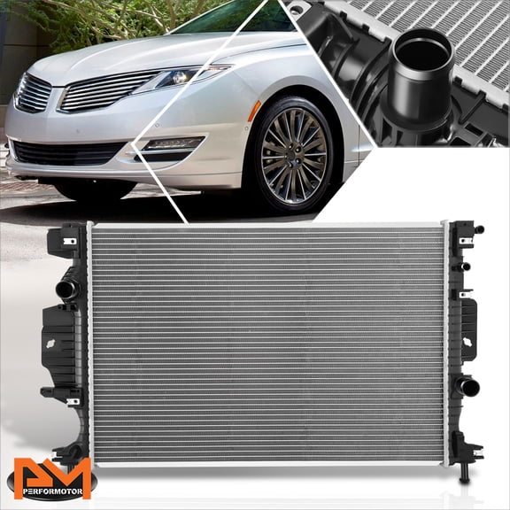PM PERFORMOTOR Aluminum Core Factory Style Cooling Radiator for 13-16 Lincoln MKZ DPI-13484