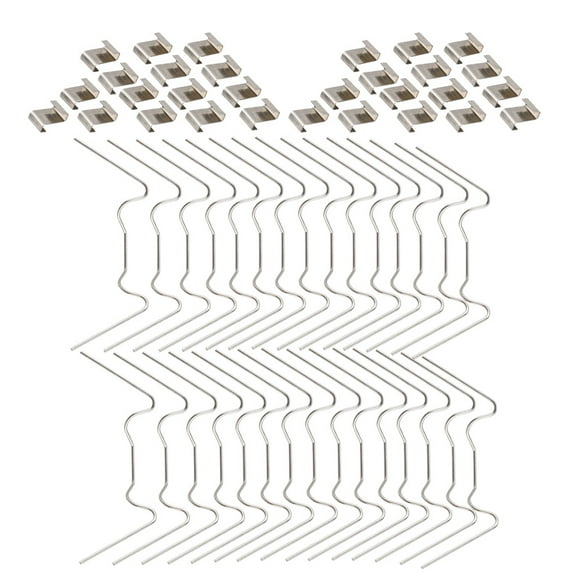 WHAMVOX 1 Set of 60PCS Stainless Steel Greenhouse Glass Pane Fixing Clips