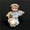 Blue, variant on Mr. MJs HO-H8-25B-123G Pink Cherub with Fibre Optic Wings Holding A Baby Figurine