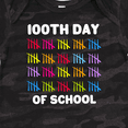 thumbnail image 4 of Inktastic 100th Day of School with Tally Marks Boys or Girls Baby Bodysuit, 4 of 5
