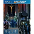 thumbnail image 4 of FoMaKo AI Auto Tracking NDI PTZ Camera 30X Bundle HDMI 3G-SDI IP PoE HDMI PTZ Camera for Church Worship(2pcs) PTZ Controller PoE IP PTZ Camera Controller Keyboard (PTZ Bundle KN30A Prox2+KC608 Pro), 4 of 13