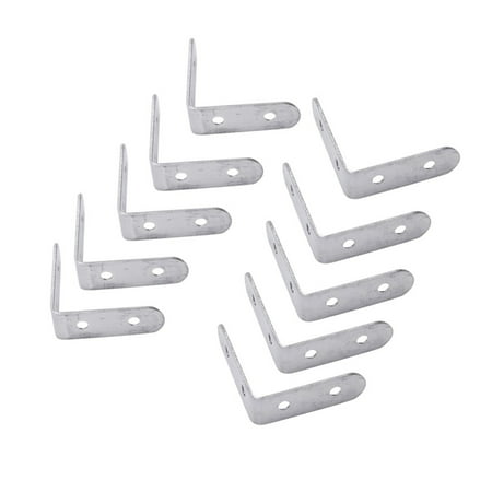 

10 x Stainless Steel Shelf Support Corner Brace Angle Bracket 50x50mm