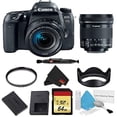 thumbnail image 5 of Canon EOS 77D Appareil Photo Reflex Numérique avec Objectif 18-55 mm Ensemble avec Trousse de Mémoire + Objectif 10-18 mm (Modèle Intl), 5 of 5