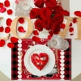 thumbnail image 5 of Decoraciones para San Valentín, adornos para San Valentín, regalos para San Valentín, manteles individuales con temática de San Valentín, manteles individuales para decoración de fiestas, manteles ind, 5 of 5
