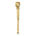 thumbnail image 5 of 14K Yellow Gold Polished Finish 3-Dimensional Weeding Garden Tool Charm Pendant, 5 of 5